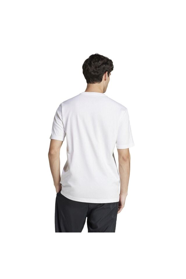 ADİDAS ERKEK GÜNLÜK TSHIRT M C CAMO LOGO T JI6770 S - BEYAZ