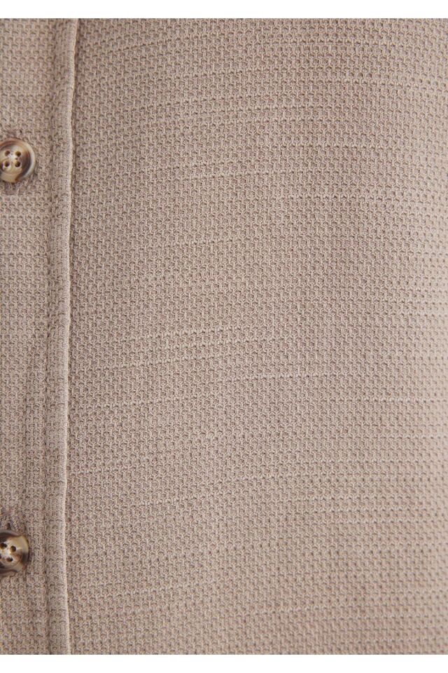 MAVİ ERKEK UZUN KOL GÖMLEK Kum 0211461-80697