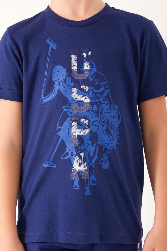 U.S. POLO ASSN. ERKEK GARSON BERMUDA TAKIM US1316-G PARLAMENT - 12-13