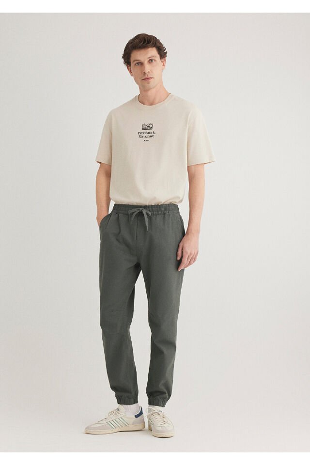 MAVİ ERKEK BELİ LASTİKLİ PANTOLON Yosun Yeşili 000169-71598