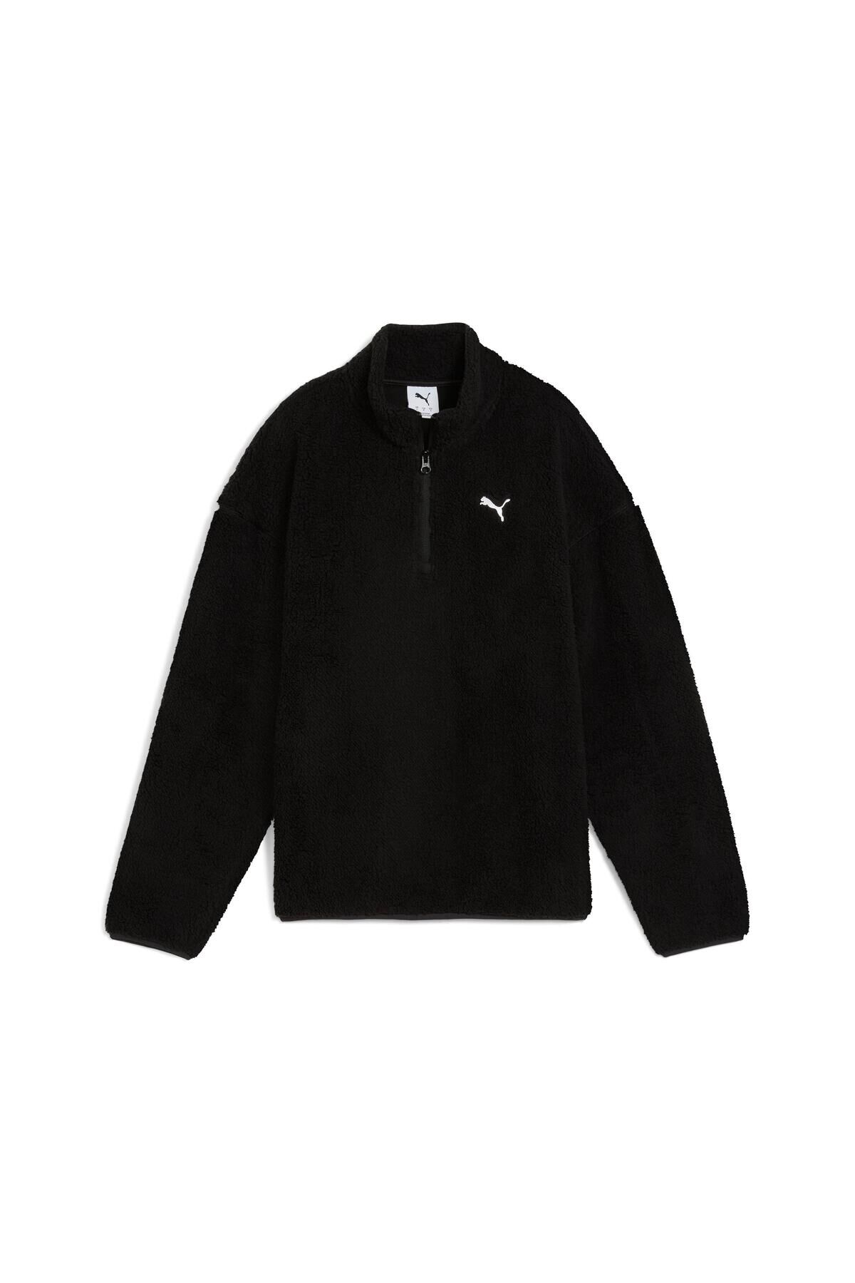 PUMA KADIN SWEATSHİRT ESS ELEVATED HALF-ZİP CREW 68811101