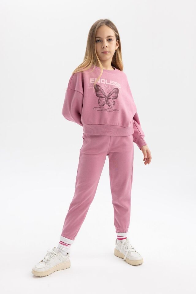 DEFACTO KIZ ÇOCUK KALIN JOGGER EŞOFMAN ALTI B4427A8