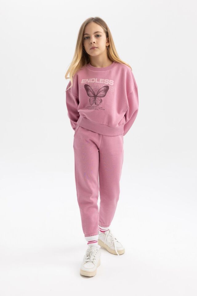 DEFACTO KIZ ÇOCUK KALIN JOGGER EŞOFMAN ALTI B4427A8