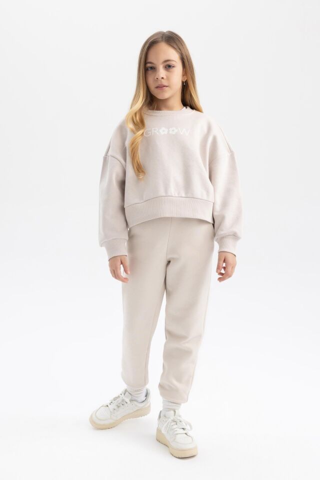 DEFACTO KIZ ÇOCUK KALIN JOGGER EŞOFMAN ALTI B4427A8