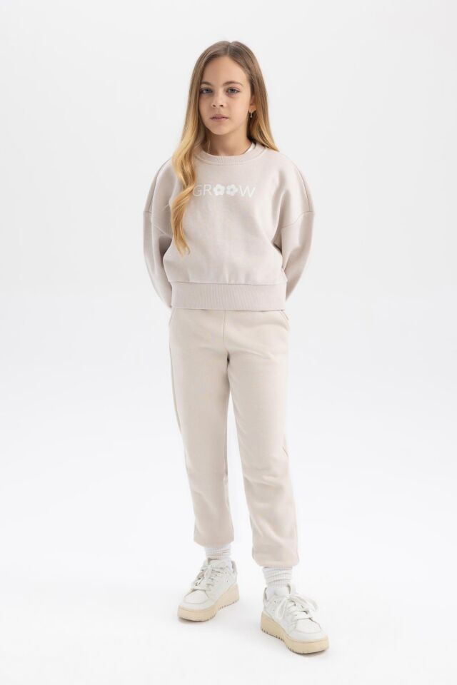 DEFACTO KIZ ÇOCUK KALIN JOGGER EŞOFMAN ALTI B4427A8