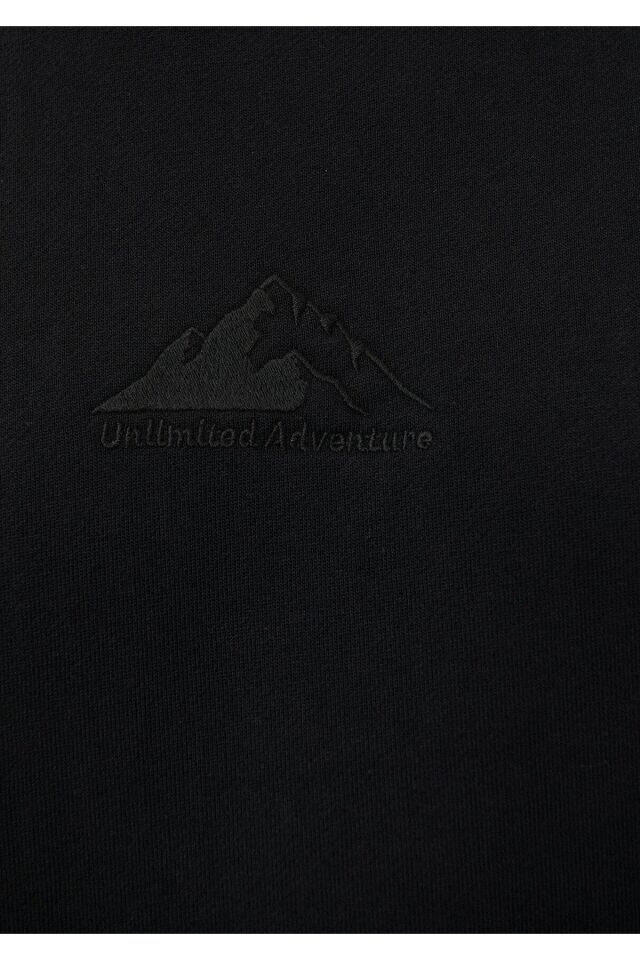 MAVİ ERKEK BİSİKLET YAKA SWEATSHIRT JET BLACK 0S10006-27827