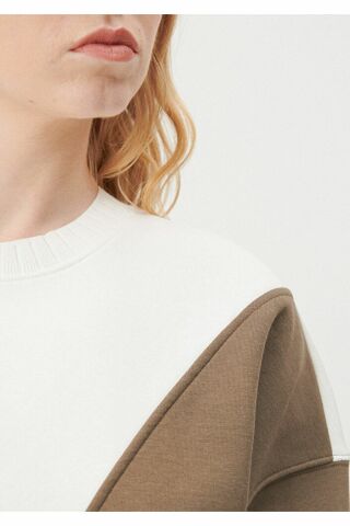 MAVİ KADIN BİSİKLET YAKA SWEATSHIRT Hindistan Ceviz 1S10018-80194