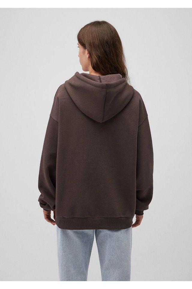 MAVİ KADIN MAVİ LOGO KAPÜŞONLU SWEATSHIRT Raisin 1600361-70222