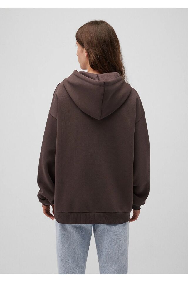 MAVİ KADIN MAVİ LOGO KAPÜŞONLU SWEATSHIRT Raisin 1600361-70222