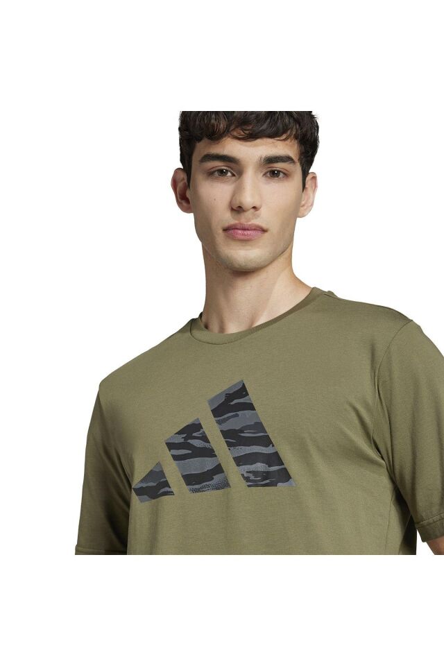 ADİDAS ERKEK GÜNLÜK TSHIRT M C CAMO LOGO T JI6768