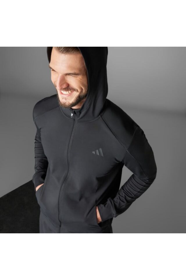 ADİDAS ERKEK SWEATSHİRT PUREMOTION HOOD JE5691