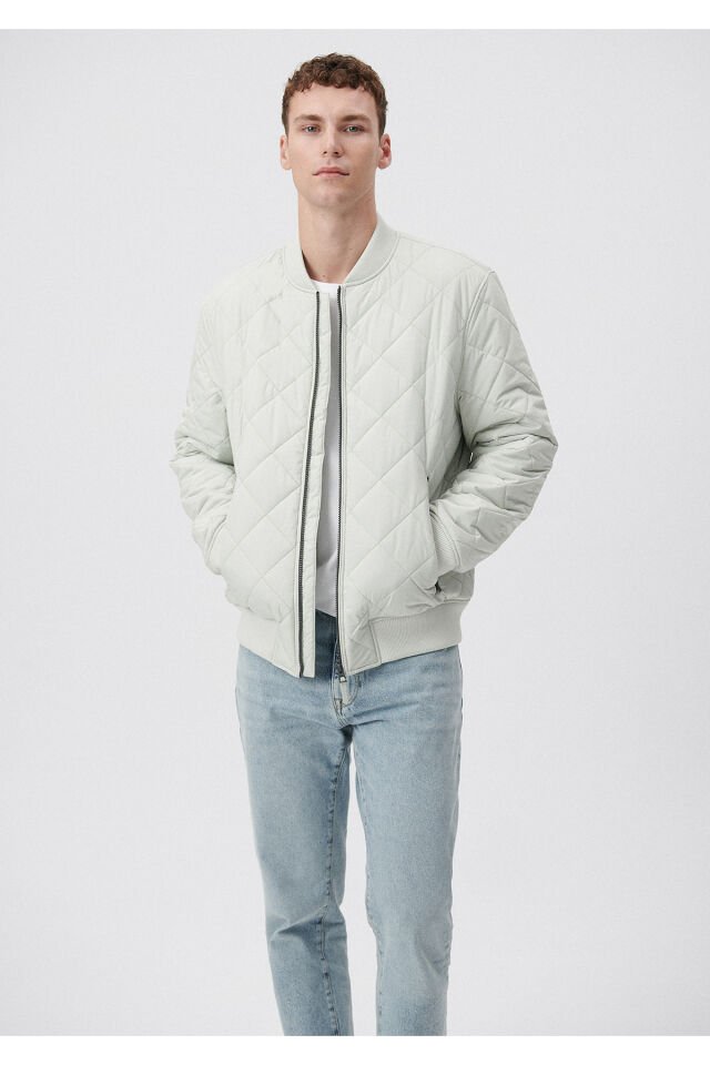 MAVİ ERKEK FERMUARLI CEKET Kum Beji 0110094-70134