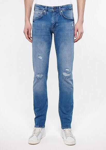 MAVİ ERKEK JAKE Mid Ripped Street 0042283796