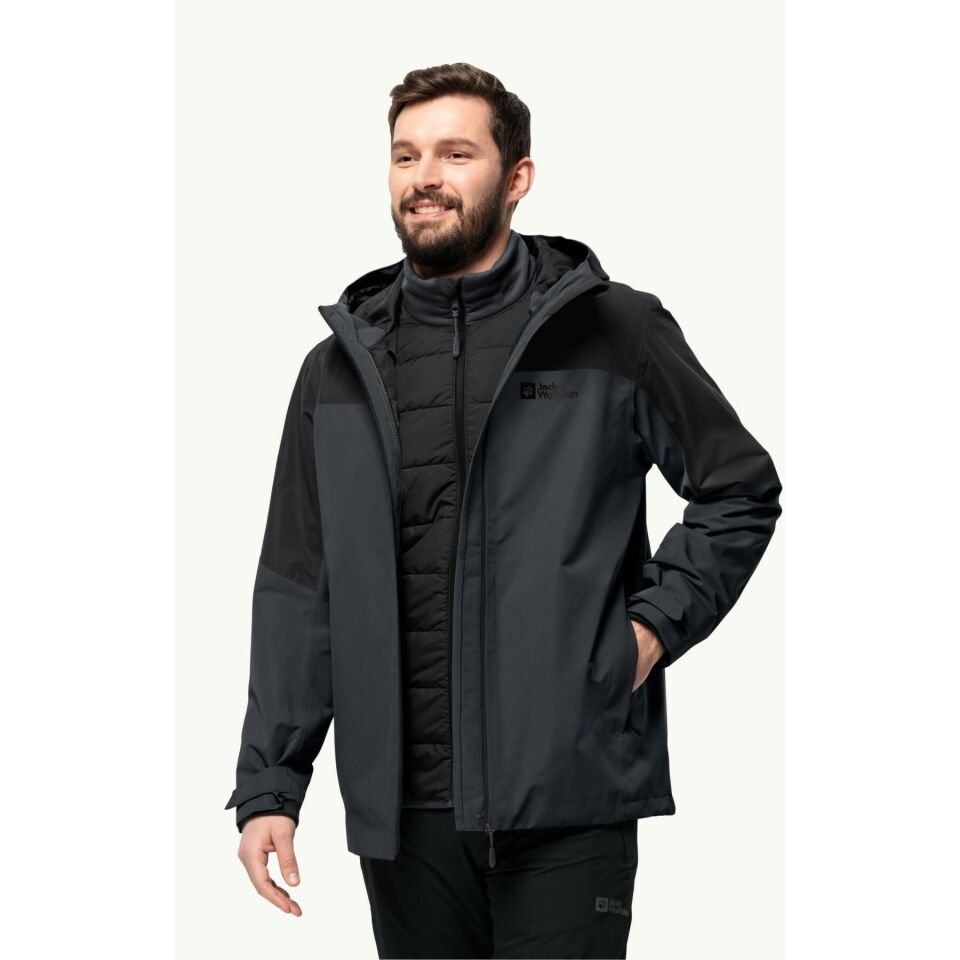 JACK WOLFSKIN ERKEK GLAABACH 3IN1 JKT M OUTDOOR CEKETİ 1115291-6001