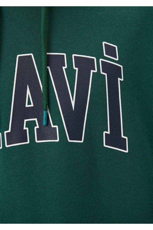 MAVİ ERKEK MAVİ BASKILI SWEATSHIRT Zümrüt Yeşil 067149-71874
