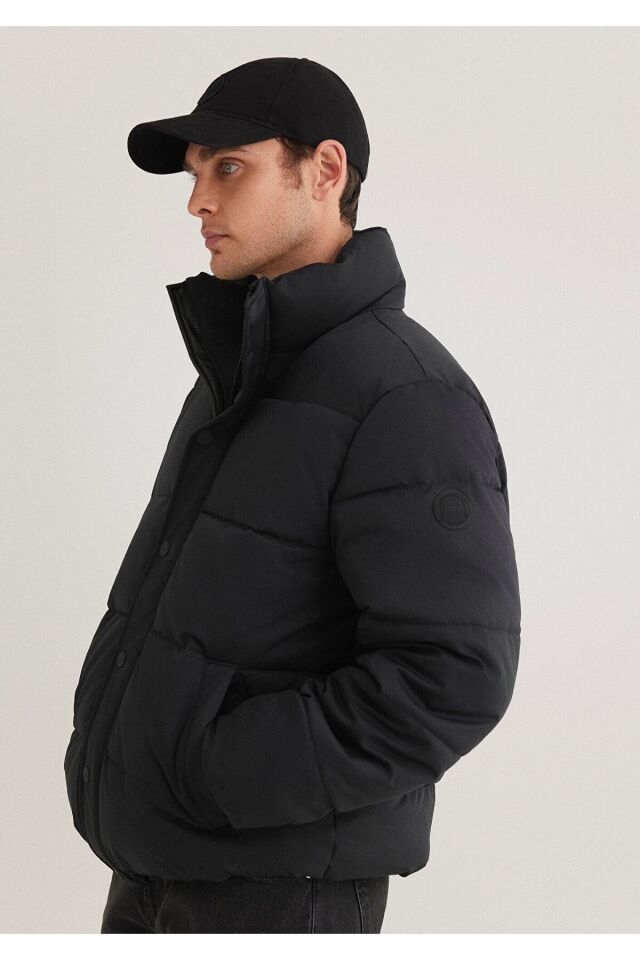 MAVİ ERKEK DİK YAKA CEKET Siyah 0110474-900