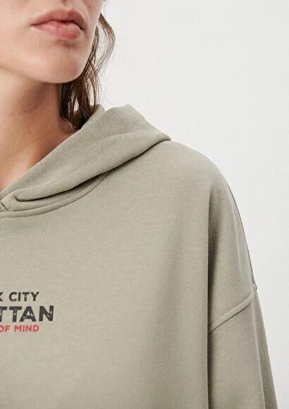 MAVİ KADIN KAPÜŞONLU SWEATSHIRT Desert Sage 1S10012-85873