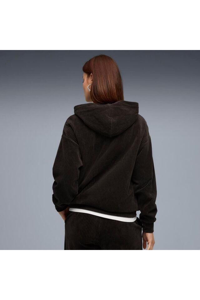 PUMA KADIN CEKET ESS ELEVATED VELOUR HOODİE 68810701