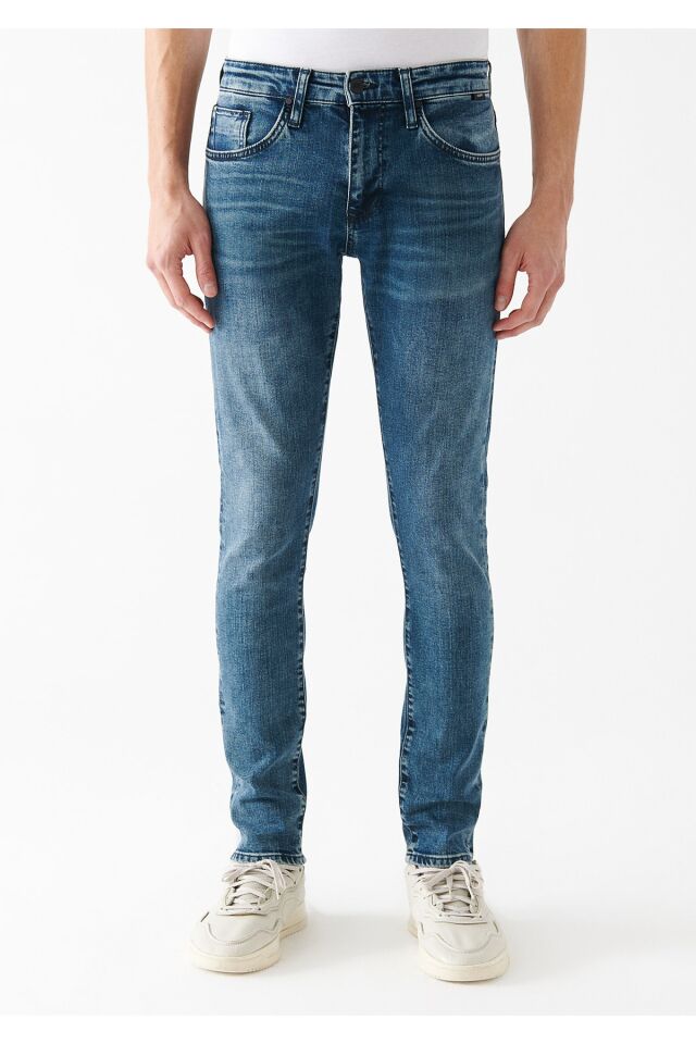 MAVİ ERKEK JAMES Vintage Shaded Lux Black Nights 0042483027 MAVİ - 28/30