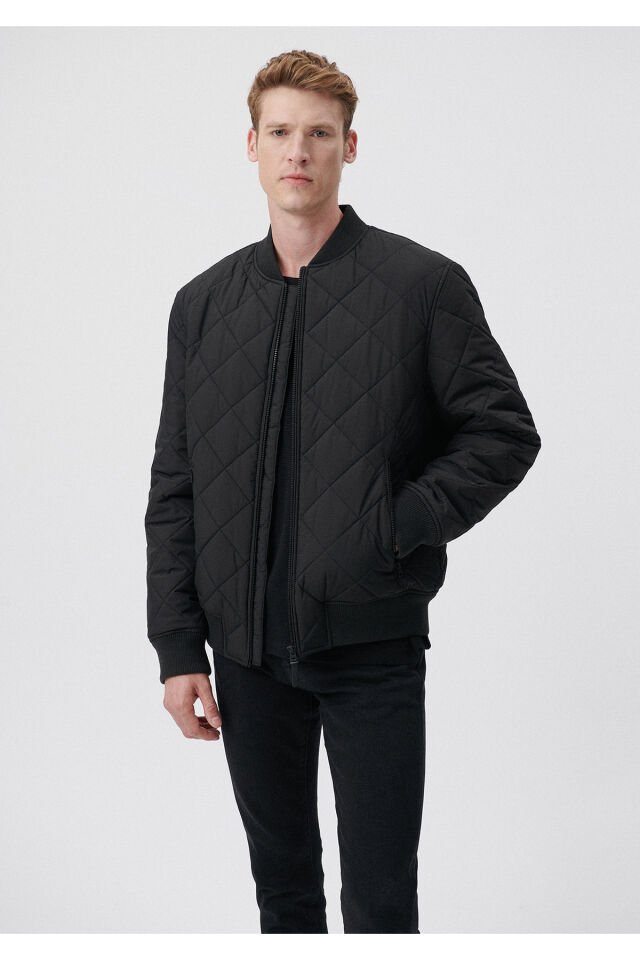 MAVİ ERKEK FERMUARLI CEKET Siyah 0110094-900