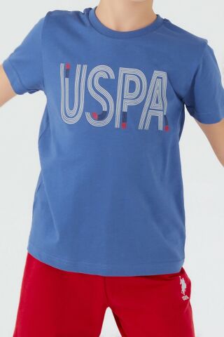 U.S. POLO ASSN. ERKEK ÇOCUK BERMUDA TAKIM US1334-4 GECE MAVİSİ - 7-8