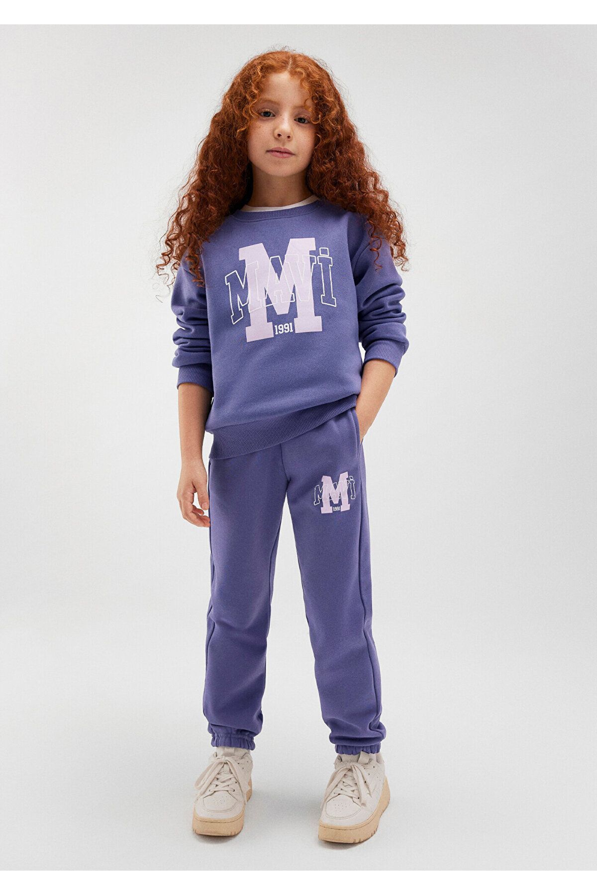 MAVİ ÇOCUK MAVİ LOGO BASKILI ÖRME PANTOLON  Heron 7010016-70661