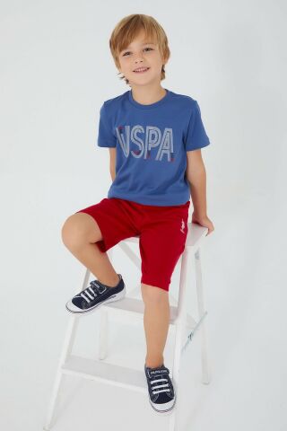 U.S. POLO ASSN. ERKEK ÇOCUK BERMUDA TAKIM US1334-G GECE MAVİSİ - 9-10