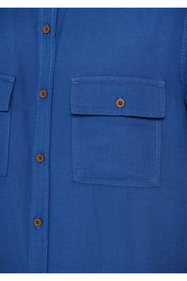 MAVİ ERKEK KISA KOL GÖMLEK Derin Lacivert 0210607-70719