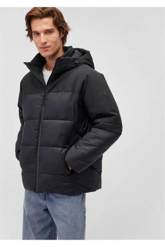 MAVİ ERKEK KAPÜŞONLU CEKET Siyah 0110464-900