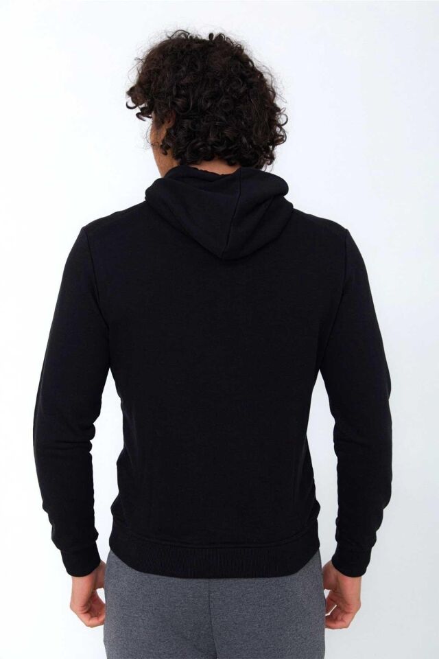 CAZADOR ERKEK CAZ 5058 3 İPL. KAPŞ. SWEAT 22KCEEO05058 SİYAH - M