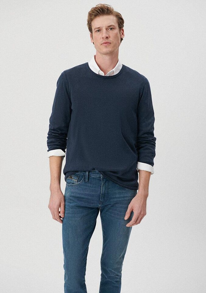 MAVİ ERKEK KAZAK Gece Lacivert 070683-29743