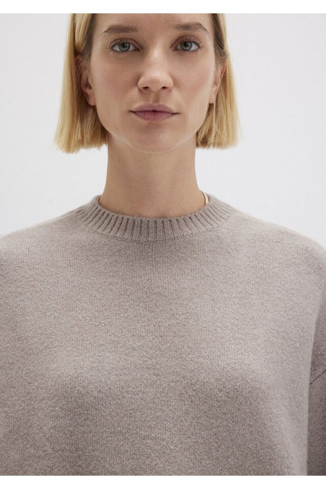 MAVİ KADIN BISIKLET YAKA KAZAK Kumru 1710563-86585