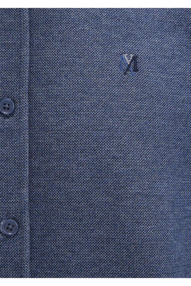 MAVİ ERKEK UZUN KOL GÖMLEK Koyu Denim 0211763-70718