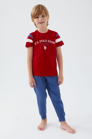 U.S. POLO ASSN. ERKEK GARSON İKİLİ TAKIM US1337-G KIRMIZI - 9-10