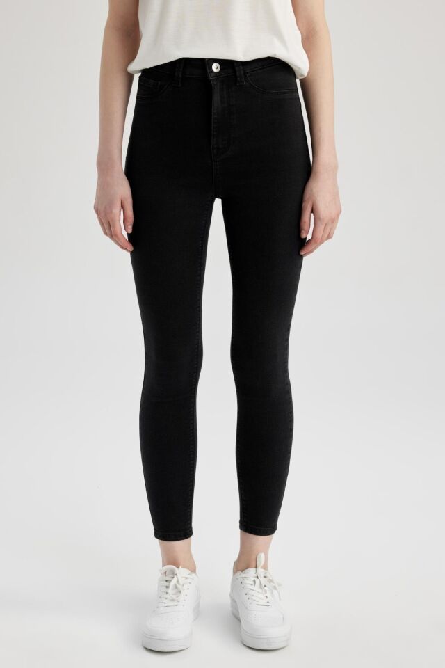 DEFACTO KADIN SUPER SKİNNY JEGGING FİT YÜKSEK BEL JEAN PANTOLON Z8260AZ