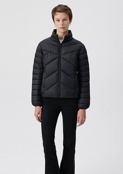 MAVİ KADIN DİK YAKA CEKET Siyah 110698-900