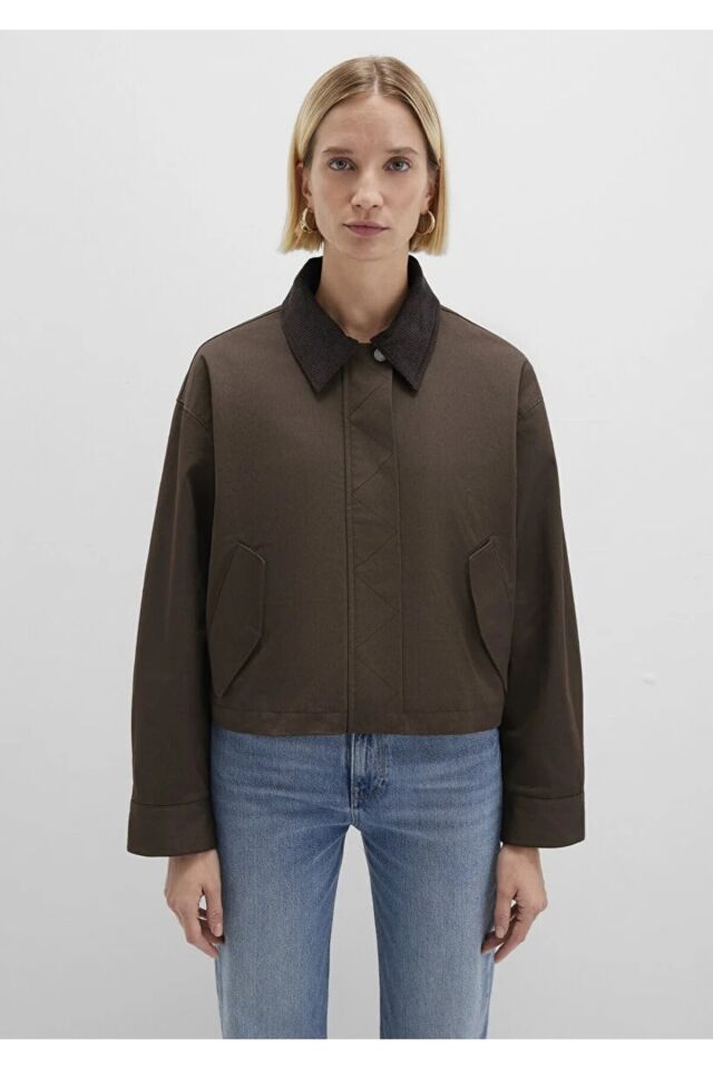 MAVİ KADIN KISA KADIN CEKET Tatlı Kahve 1110764-71541