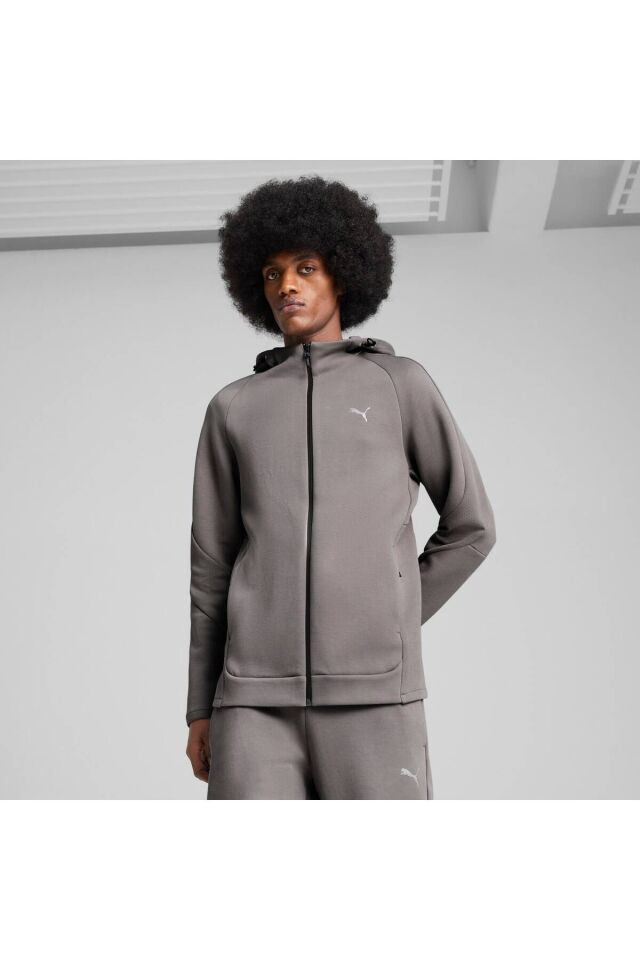 PUMA ERKEK EVOSTRIPE FULL-ZİP HOODİE EŞOFMAN ÜST 68461379