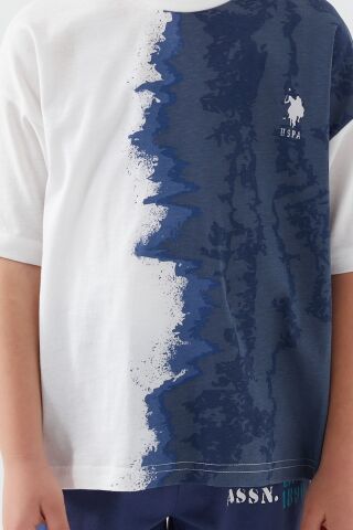 U.S. POLO ASSN. ERKEK ÇOCUK İKİLİ TAKIM US1339-4 KREM - 6-7