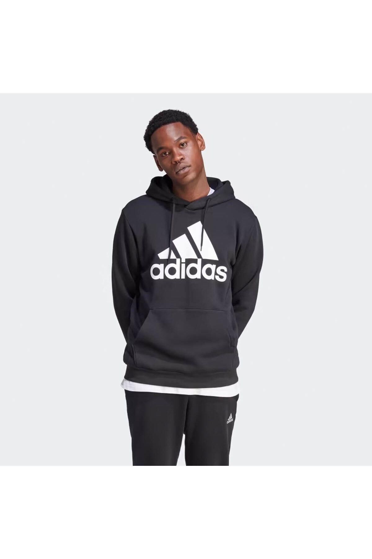 ADİDAS ERKEK KAPÜŞONLU SWEATSHİRT M BL FL HD IB4024