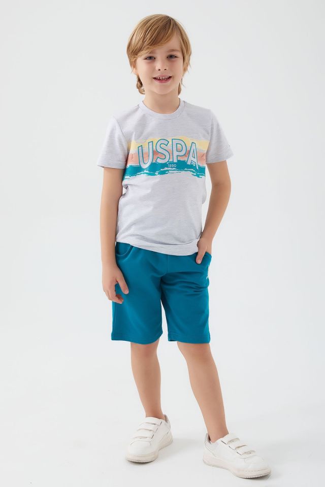 U.S. POLO ASSN. ERKEK ÇOCUK BERMUDA TAKIM US1341-4