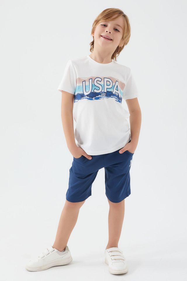 U.S. POLO ASSN. ERKEK ÇOCUK BERMUDA TAKIM US1341-4