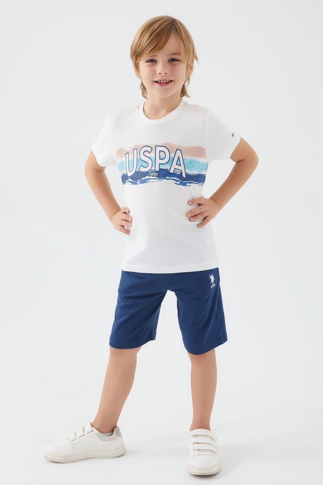 U.S. POLO ASSN. ERKEK ÇOCUK BERMUDA TAKIM US1341-4