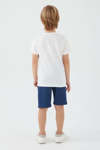 U.S. POLO ASSN. ERKEK ÇOCUK BERMUDA TAKIM US1341-4 KREM - 6-7