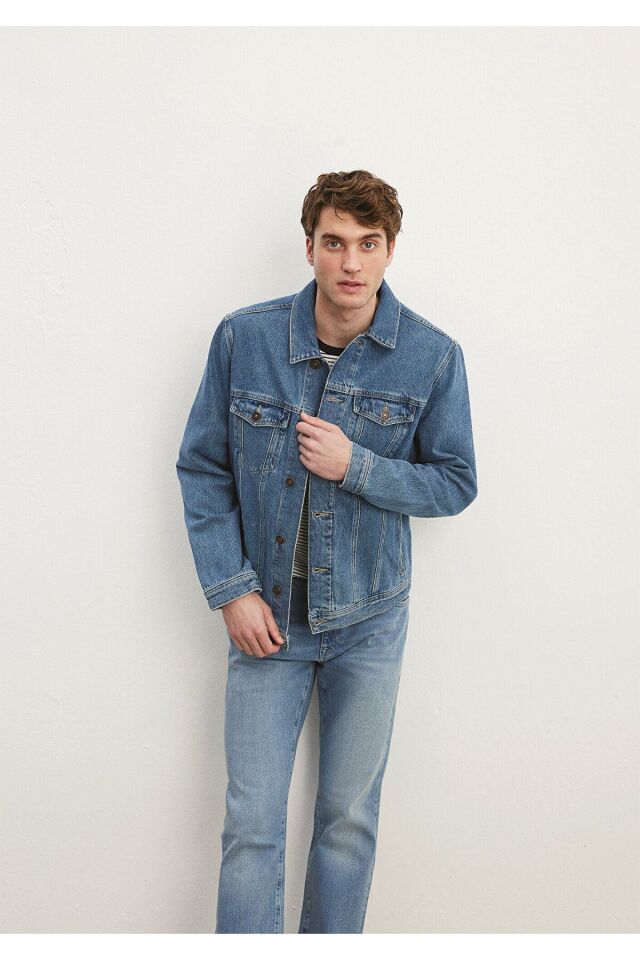 MAVİ ERKEK DRAKE Mid Brushed Denim 010143-28013