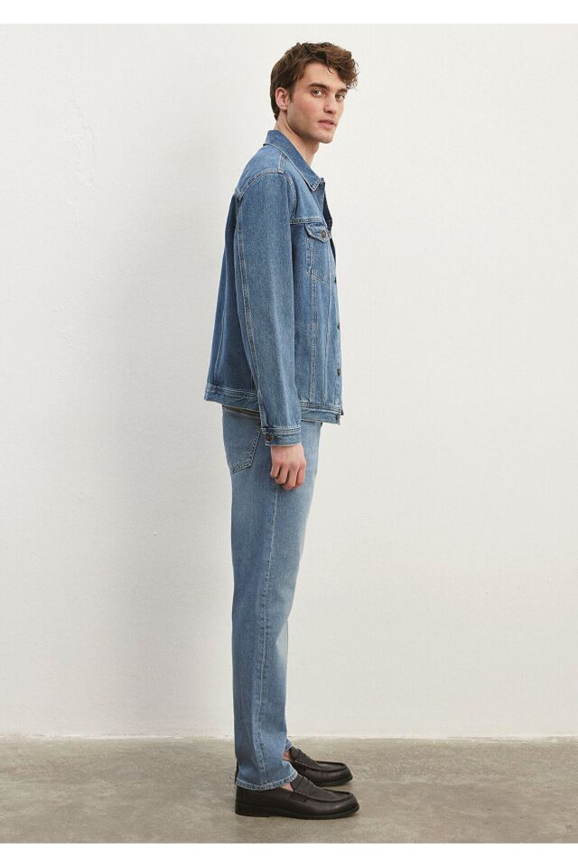 MAVİ ERKEK DRAKE Mid Brushed Denim 010143-28013