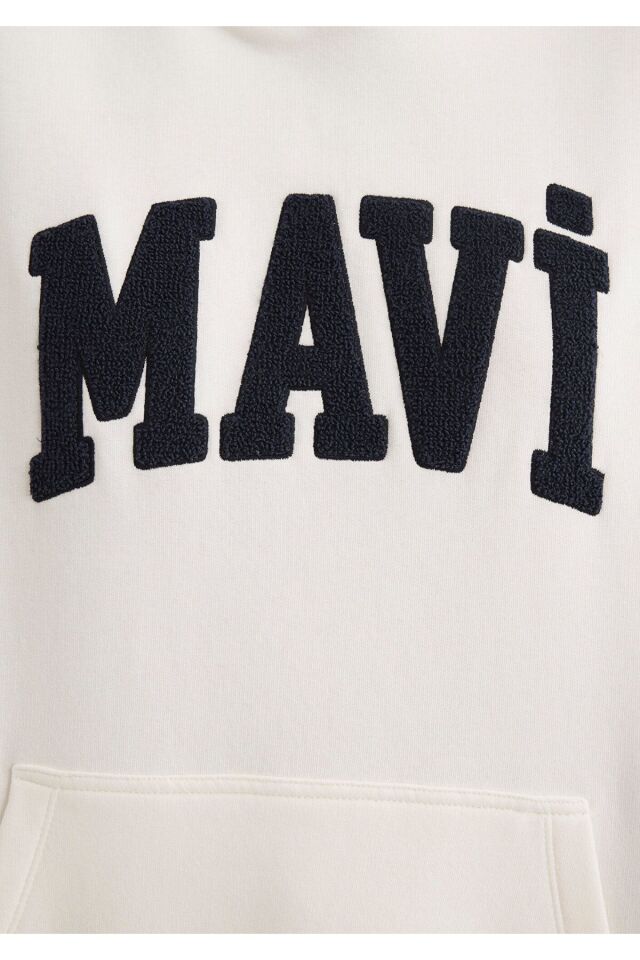 MAVİ KADIN MAVİ LOGO SWEATSHIRT Hindistan Cevizi 1S10175-80194