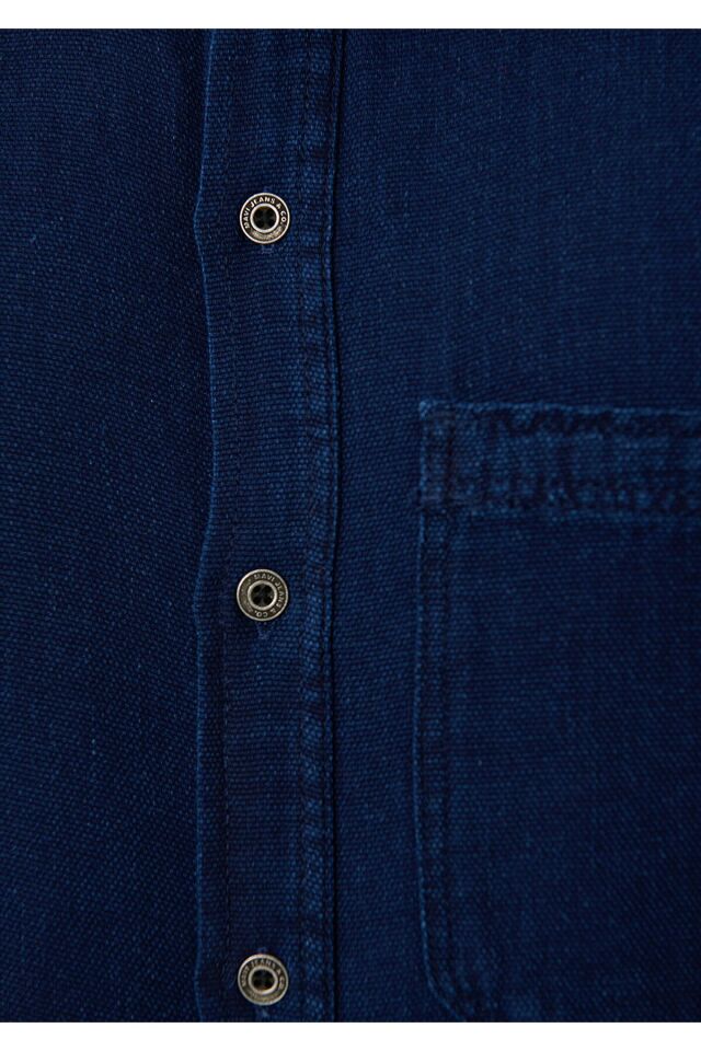 MAVİ ERKEK CEPLİ GÖMLEK İndigo 0210979-18790
