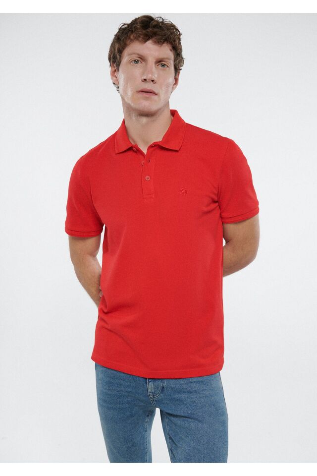 MAVİ ERKEK POLO TİŞÖRT Çin Kırmızısı 064946-33099