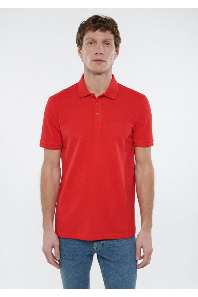 MAVİ ERKEK POLO TİŞÖRT Çin Kırmızısı 064946-33099
